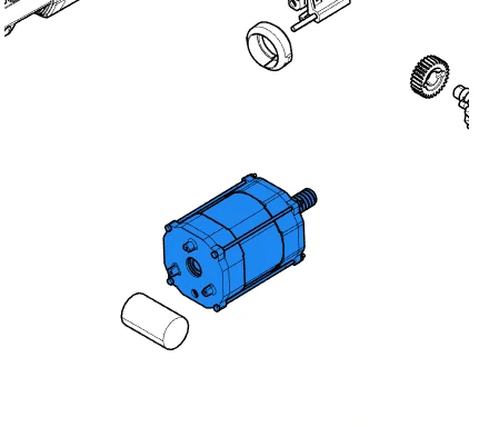 CAME 88001-0229 - Náhradný diel motor pre ATS50 - ATS30 230V