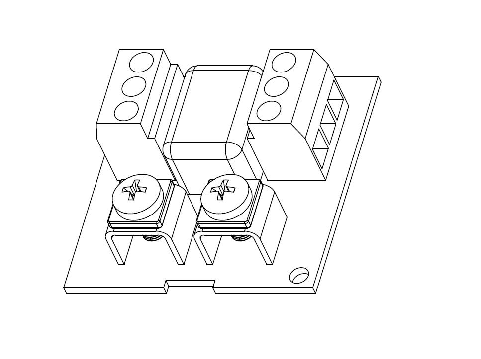 LiftMaster 041A0291 svorkovnica s držiakom a krytom (Filter board)