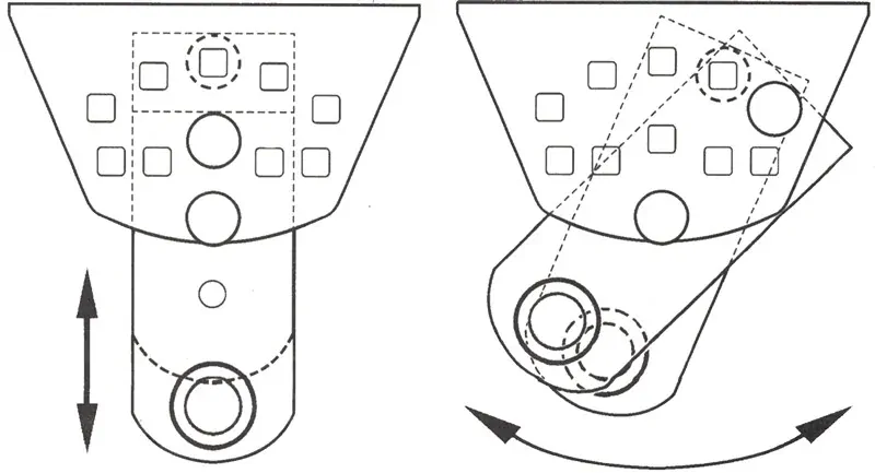 NICE PLA15 - nastaviteľná predná konzola 