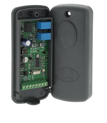 CAME RE862M - 2 kanálový externý prijímač 868,35 MHz pre pevný a plávajúci kód