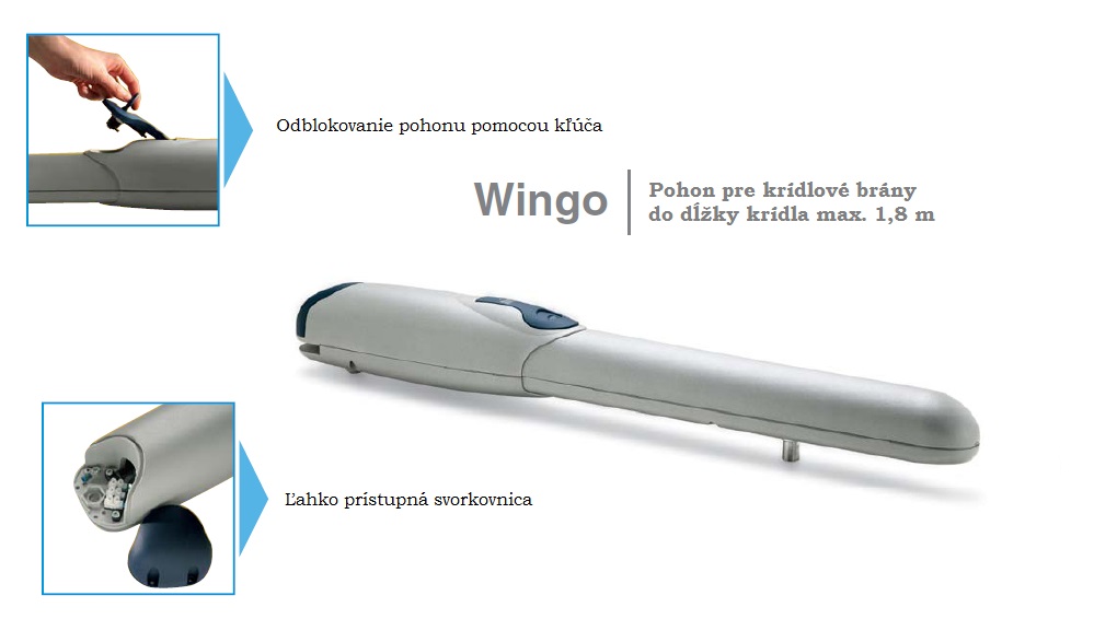 PRWNG01 dvierka odblokovania-komplet pre WINGO, KIT E