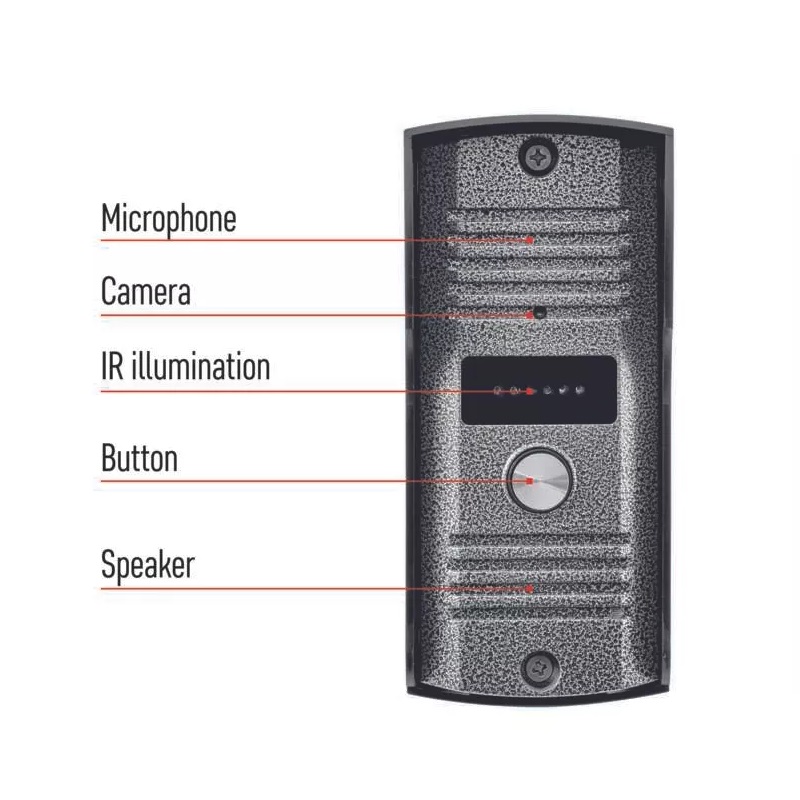 EMOS H2017  Domáci videotelefón, farebná sada - biela