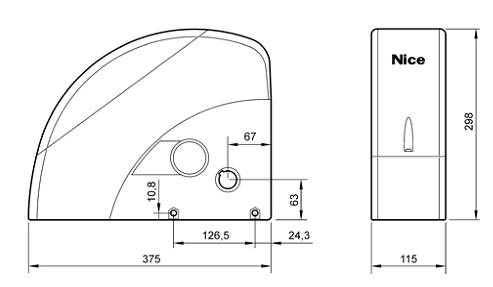 NICE PRSO03 motor pre SOON - KIT C