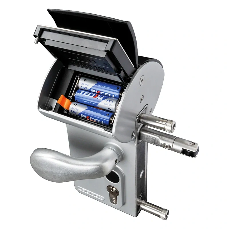 ZIVL Strieborná - LOKQ4040Y2L-VCAC LOCINOX® Elektronický kódový zámok pre profil 40 až 60mm, možnosť úpravy PIN kódu