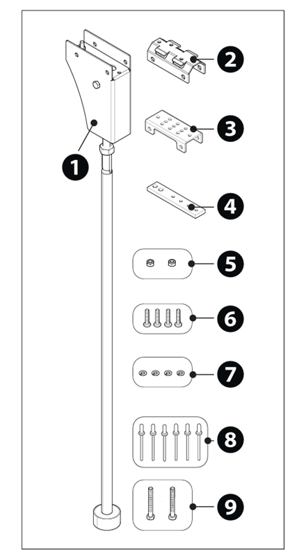 CAME 803XA-0330 pohyblivá podpora ramena
