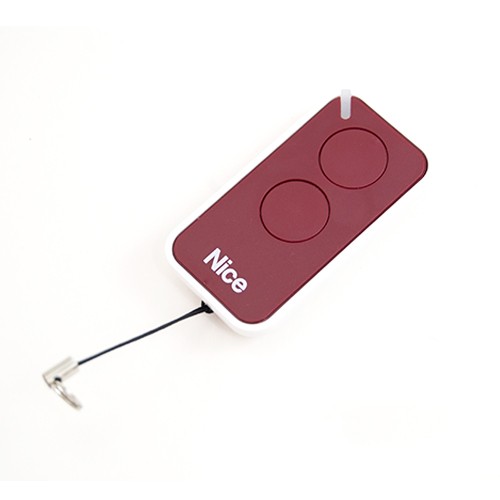 NICE INTI 2R červená rolling-code 433,920 MHz