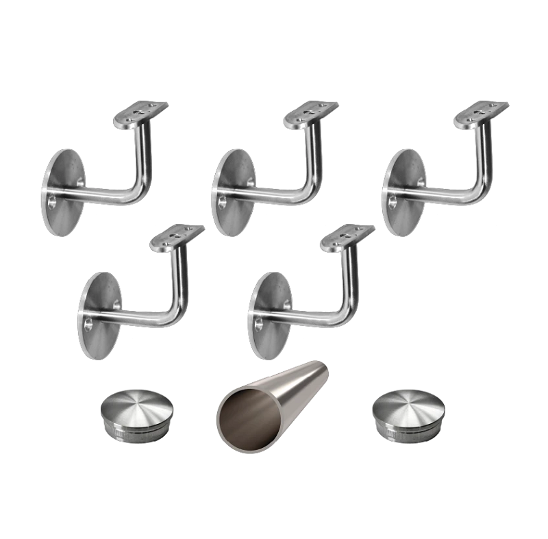 EB2-M400 5ks úchyt, madlo ø 42.4mm s ukončením, 4000 mm