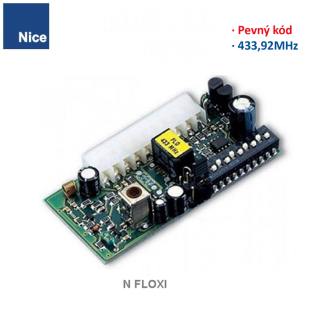 NICE FLOXI rádiový prijímač, povný kód, 1 kanálový