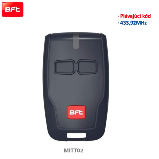 BFT MITTO - 2CH - plávajúci kód  433,92 MHz, 