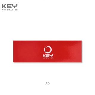 KEY 9 AD reflexné samolepky KEY na rameno, 10ks