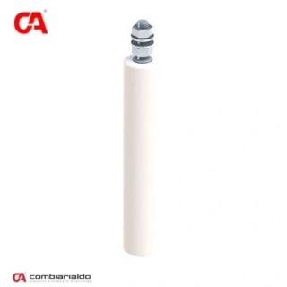 C452 nylonový vodiaci valček ø45, H-220mm, závit M14 pre horné vedenie posuvnej