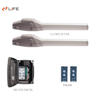 LIFE OP2 24 UNI EAZY (DL) - 2xOP2 UNI 24V, 1x GE UNI 24R DL, 2xDREAM,, 