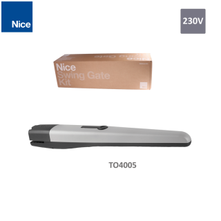 NICE TOONA 4005 - pohon pre krídlovú bránu do 3m / krídlo, 1x TO4005 (230V, 340W, 1800N), samosvorný, koncový spínač pri otváraní