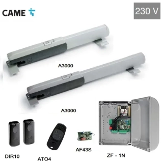 ATI 3000 KIT - 2x ATI 3000,1x ZF-1N,1X AF-43-S,1x DIR-10,1x AT04,pre 2-krídlovú bránu do 6m, 230V 