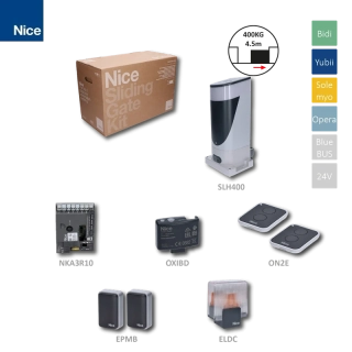 Nice SLH400KCE SLIGHT sada pre posuvnú bránu do 400kg s LED osvetlením,