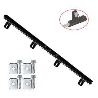 CREM-P4 max do 400kg, hrebeň nylon-kov 26x19mm, L-1000mm, M4,