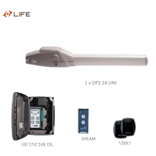 LIFE OPTIMO2 - 1xOP2 UNI 24V,1x DREAM, 1x VISIO,