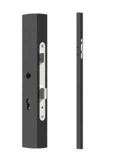 KZK6415H profil 60x40x1,5mm H-1500mm so zámkom, vhodný pre rám bránky, bez povrchovej úpravy