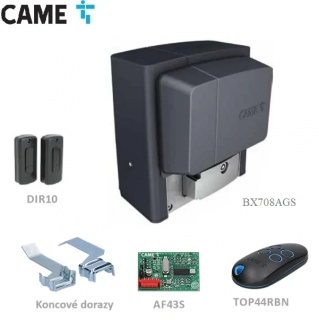 CAME BX708AGS - 1x BX-708AGS, 1x ZBX7N-7, 1x DIR-10, 1x AF-43-S, 1x TOP44RBN, do 800 kg