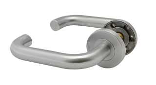 DOPREDAJ!  EB1-KLD01N kľučka nerezová (pár) bez dolnej rozety, brúsená nerez K320 /AISI304