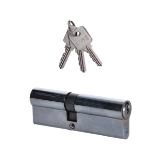VL50N Cylindrická vložka EURO 25/25 mm, niklová, 3 kľúče
