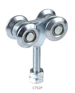 C752P vozík pre závesný systém, 4 kolieska, do 50kg, uzatvorené ložiská, pre profil C920P