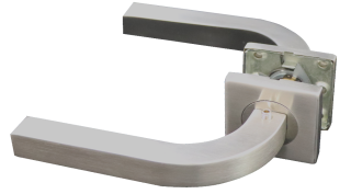 EB1-JKLD82 kľučka nerezová (pár), balenie: 2ks kľučka + príslušenstvo k montáži, brúsená nerez K320 /AISI304