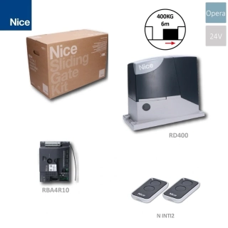 NICE ROAD 400 KIT, 2x INTI2, Motor pre posuvnú bránu do 400 Kg/ 6m