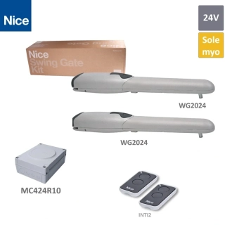 WINGO2024KCE 2x INTI2, 2x WG2024 (24V, 85W, 1500N), 1x MC424R10 (vstavaný prijímač), sada pre krídlovú bránu do 2m/ krídlo