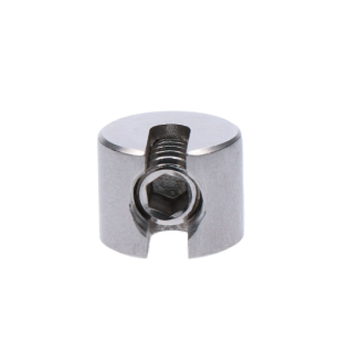 EB1-LVI úchyt pre nerezové lanko ø3-4mm, brúsená nerez K320/ AISI304