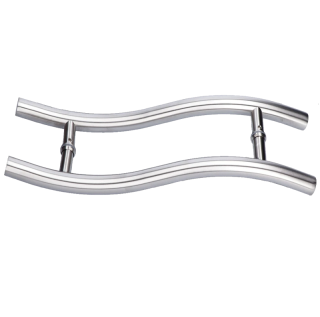 EB1-DM32 madlo nerezové na dvere (475mm / ø 25mm), na sklo 8-12mm, brúsená nerez K320 /AISI304