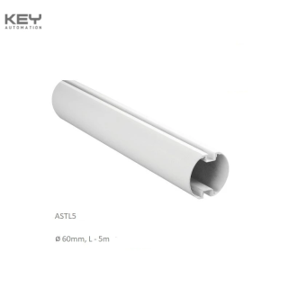 KEY ASTL5 -rameno hliníkové biele L-5m, ø60mm pre závoru ALT424