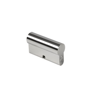 3012-54-DSA LOCINOX® slepá cylindrická vložka EURO 54mm, niklová, skrutka M5x65mm