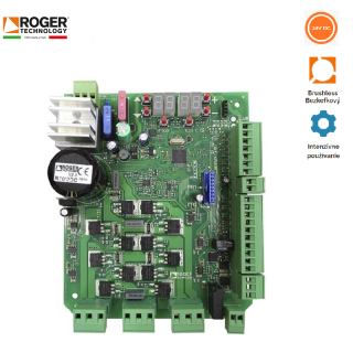 Roger B70/2DC riadovacia jednotka pre Bushless 24V krídlové pohony