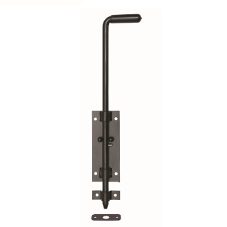 Z.062 - rígeľ ø 14mm, L: 420mm, povrch čierny lak