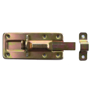 Z20a - rígeľ univerzálny 100mm, žltý zinok