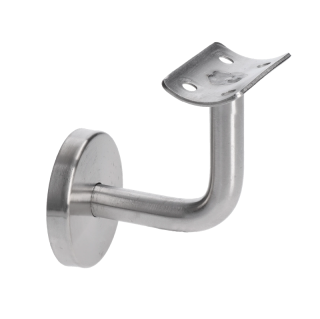 EB1-4371 - držiak madla so skrátenou vzdialenosťou od steny - na trubku ø 42.4mm s krytkou, brúsená nerez K320 /AISI304
