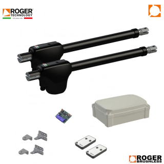 KIT MONOS4 Sada LIGHT BRUSHLESS 24 V pohonov do 4m/krídlo, 1x B70/2DC/BOX,2x MONOS4,1x H93/RX20/I,2x E80/TX52R/2 