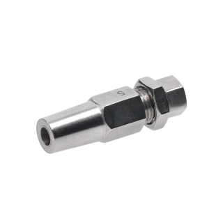 EB1-LU45 úchyt pre nerezové lanko 5mm, s vnútorným závitom M6, brúsená nerez K320 /AISI304