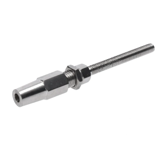 EB1-LU33 Úchyt pre lanko ø3mm, závit M6, brúsená AISI304