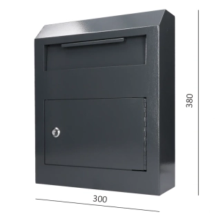 SMA-4-A Poštová schránka, max. formát listu: A4, antracit