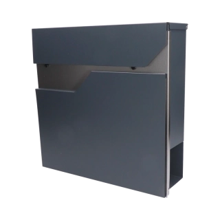 SMA-12 Poštová schránka, A4, nerez AISI410 a pozink, RAL7016