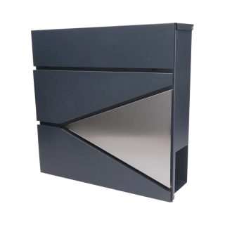 SMA-10 Poštová schránka, A4, nerez AISI410 a pozink, RAL7016