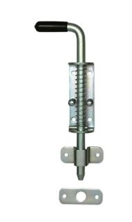 ZR220P Rígeľ navárací 12mm, L: 220mm, pozinkovaný s pružinou