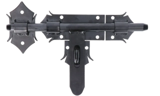 Z.056 Rígeľ 16mm, L: 270mm, ozdobný, povrch čierny lak