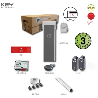 KEY ALT524K-KIT - BR4-24K závora do 5m