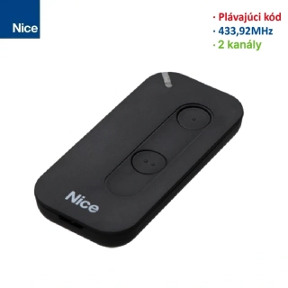 Nice MYGO2 Vysielač 2-kanálový, plávajúci kód, 433,920 MHz