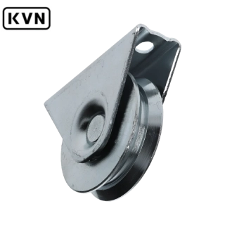 W411/60V Vodiace koliesko ø 60mm s oporou, V profil, nosnosť 100kg