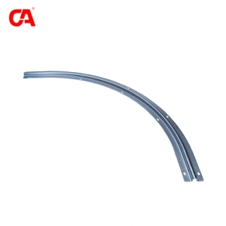 C4030/16-90-05  - Vodiaci profil pre brány, U ø16mm, polomer 0,5 m