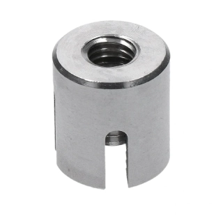 EB1-LVX-M - Úchyt pre nerez lanko ø3-5mm so závitom, brúsená AISI304